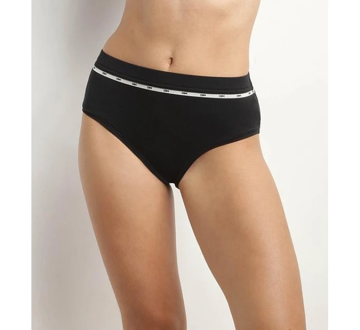 Dámské kalhotky DIM ICONS HIGHWAIST BRIEF - DIM - černá