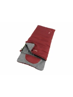 Dětský spací pytel Outwell Contour Junior (140 cm) - červený/šedý