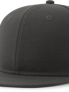 Atlantis Headwear Snap Back-S 6 panelová baseballová kšiltovka 33.0255 dark grey