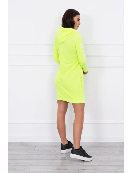 Šaty Off White yellow neon