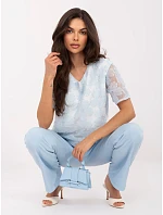 Bluzka LK BZ model 22120689 jasny niebieski - FPrice