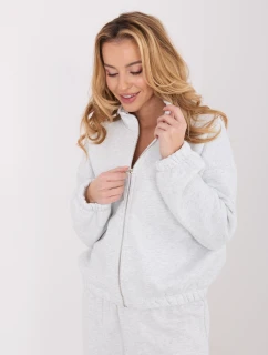 WT BL mikina A1460.58 světle šedá