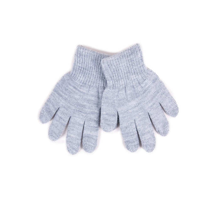 Dětské základní rukavice model 17961995 Grey - Yoclub