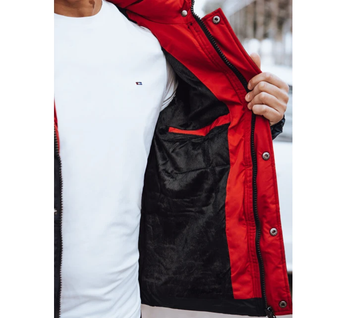 Pánská prošívaná zimní bunda tmavě modrá FashionStreet TX4566