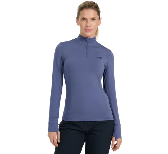 Dámská termální mikina 4F F098 denim 4FWAW25UBRUF098 32S Dámská termální mikina 4F F098 denim 4FWAW25UBRUF098 32S