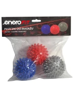 MASÁŽNÍ MÍČKY JEŽCI 7CM KPL 3KS ENERO FIT MASÁŽNÍ MÍČKY JEŽCI 7CM KPL 3KS ENERO FIT