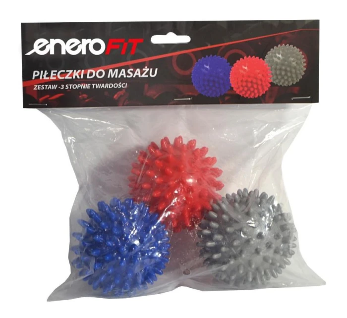 MASÁŽNÍ MÍČKY JEŽCI 7CM KPL 3KS ENERO FIT MASÁŽNÍ MÍČKY JEŽCI 7CM KPL 3KS ENERO FIT