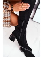 Dámské kozačky černé model 21541329 - Boto Dámské kozačky černé model 21541329 - Boto