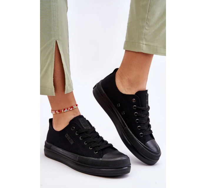 Nízké šněrovací tenisky Big Star LL274967 Černé Nízké šněrovací tenisky Big Star LL274967 Černé