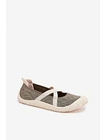 Sportovní baleríny s pásky  Zelené model 22149748 - Artiker