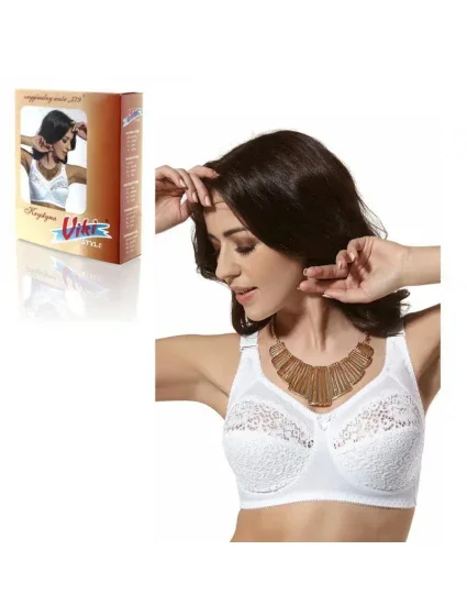 Dámská podprsenka bílá model 19499217 - Viki Dámská podprsenka bílá model 19499217 - Viki