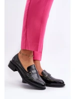 Dámské lakované mokasíny černé Nerilaja Dámské lakované mokasíny černé Nerilaja