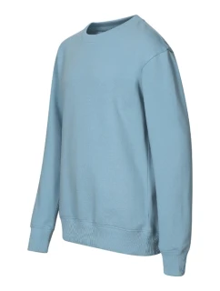 Crew mikina dětská nebesky modrá