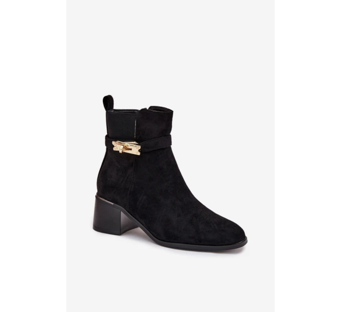 Boty na podpatku  model 216650 Step in style