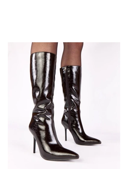 Kozačky na podpatku model 221673 Solea Kozačky na podpatku model 221673 Solea