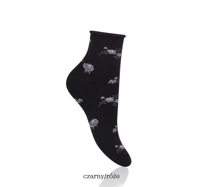 Vzorované netlačící ponožky Steven art.099 35-40