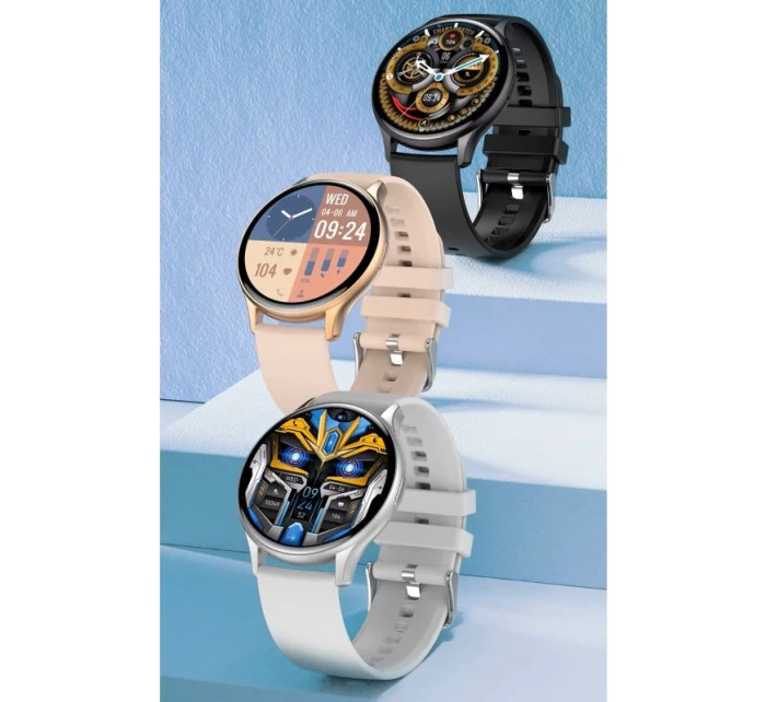 Chytré hodinky RUBICON RNCF11 Black SMARUB240