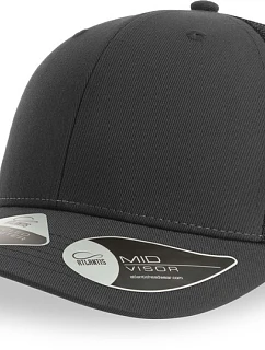 Atlantis Headwear Bryce 6 panelová Trucker kšiltovka 33.0102 dark grey/black