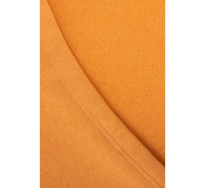 Šaty s kapucí a bočním rozparkem broskvové Šaty s kapucí a bočním rozparkem broskvové