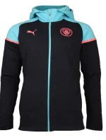 Pánská mikina Manchester City Casuals Hooded JKT M 772904 03 tm.modrá/sv.modrá - Puma