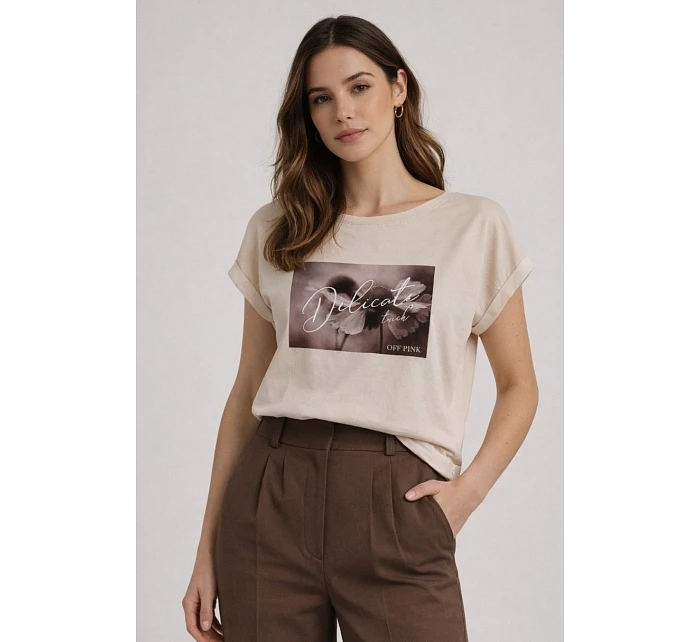 model 22079076 BLOUSE - OFF PINK model 22079076 BLOUSE - OFF PINK