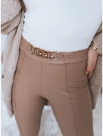 Dámské legíny béžové Dstreet model 21964251 - FashionStreet