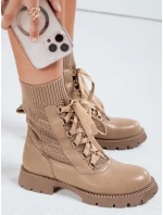 Dámské boty beige Dstreet model 21971405 - FashionStreet