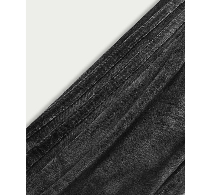 Černý dámský velurový dres (81224)