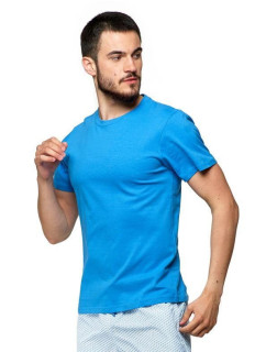 Pánské bavlněné triko Basic sytě modré