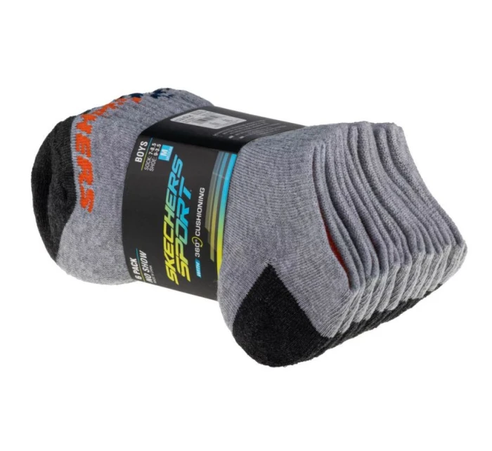 Skechers 6ks ponožek No Show S108264-GRY Skechers 6ks ponožek No Show S108264-GRY