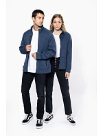 Kariban K 9106 Pánská melanžová pletená fleecová bunda 20.9106 dark khaki melange Kariban K 9106 Pánská melanžová pletená fleecová bunda 20.9106 dark khaki melange