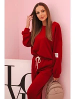 Komplet mikina + kalhoty máslo bordový Komplet mikina + kalhoty máslo bordový