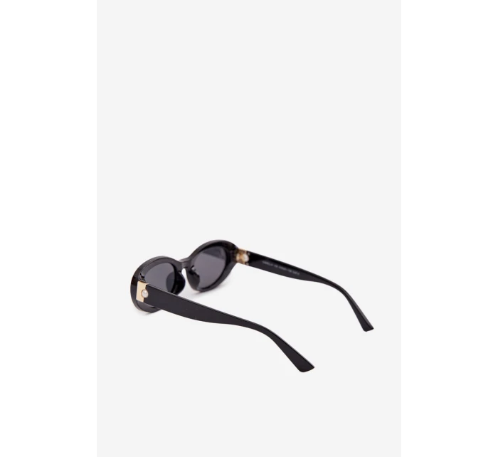 Dámské sluneční brýle s perlami Černé