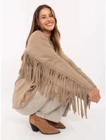 bluza damska z ciemny beżowy model 21470521 - Factory Price