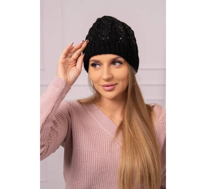 Dámská čepice Kalina K362 černá Dámská čepice Kalina K362 černá