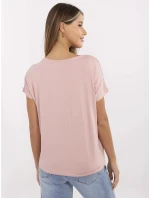 Tričko D12100M02737A světle růžové Tričko D12100M02737A světle růžové