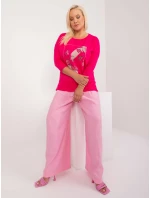 Bluzka RV BZ model 21426977 fuksjowy - FPrice Bluzka RV BZ model 21426977 fuksjowy - FPrice