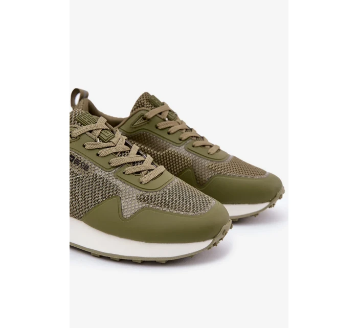 Pánské tenisky na platformě Big Star HI-POLY SYSTEM – khaki Pánské tenisky na platformě Big Star HI-POLY SYSTEM – khaki