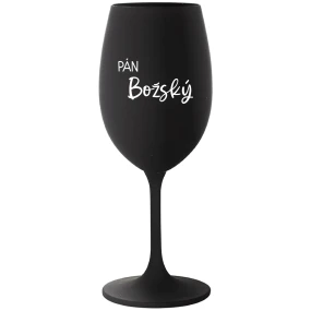 PÁN BOŽSKÝ - čierny pohár na víno 350 ml PÁN BOŽSKÝ - čierny pohár na víno 350 ml