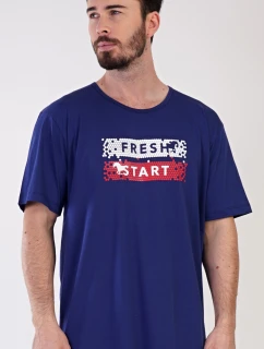 Pánská noční košile s krátkým rukávem Fresh start