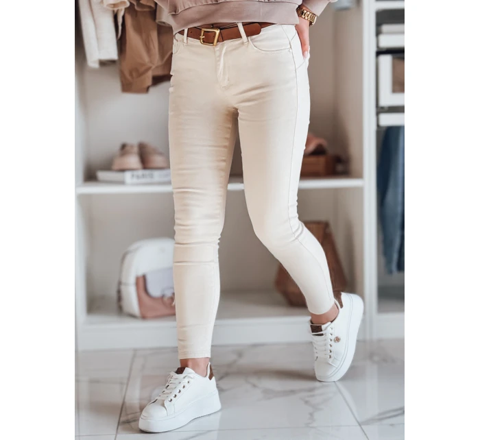 Dámské džínové kalhoty beige Dstreet model 21984978 - FashionStreet Dámské džínové kalhoty beige Dstreet model 21984978 - FashionStreet