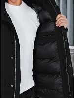 Kurtka męska zimowa z odpinanym kapturem czarna model 22544760 - FashionStreet Kurtka męska zimowa z odpinanym kapturem czarna model 22544760 - FashionStreet