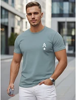 Tshirt męski bawełniany z nadrukiem AS petrol model 22305557 - FashionStreet Tshirt męski bawełniany z nadrukiem AS petrol model 22305557 - FashionStreet
