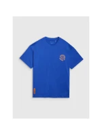 Pánské tričko oversize s potiskem 4F 4FWSS25TTSHM1979-36S Pánské tričko oversize s potiskem 4F 4FWSS25TTSHM1979-36S