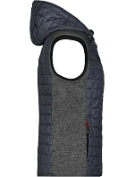 JN Dámská pletená hybridní vesta 02.0 grey melange/anthracite melange model 22489577 - Daiber JN Dámská pletená hybridní vesta 02.0 grey melange/anthracite melange model 22489577 - Daiber