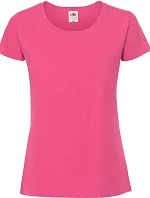 Fruit of the Loom Lady-Fit Iconic 195 T Dámské tričko z těžké bavlny 16.1424 fuchsia