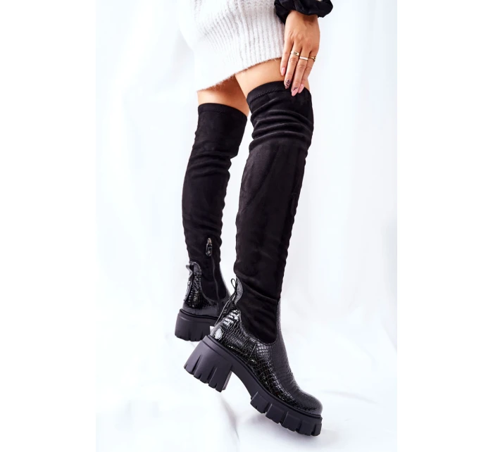 Kožené Boty  černé model 21565292 - Maciejka