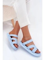 Dámské Gumové Pantofle S Páskem Modré Tavirae Dámské Gumové Pantofle S Páskem Modré Tavirae