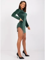 Šaty DHJ SK 6509.82P tmavě zelená