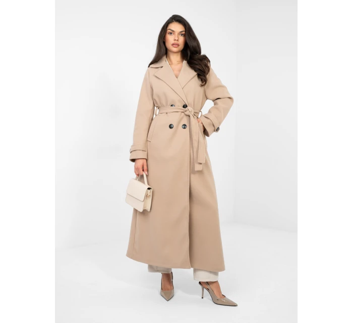 Płaszcz IT PL model 21958681 ciemny bezowy - FPrice